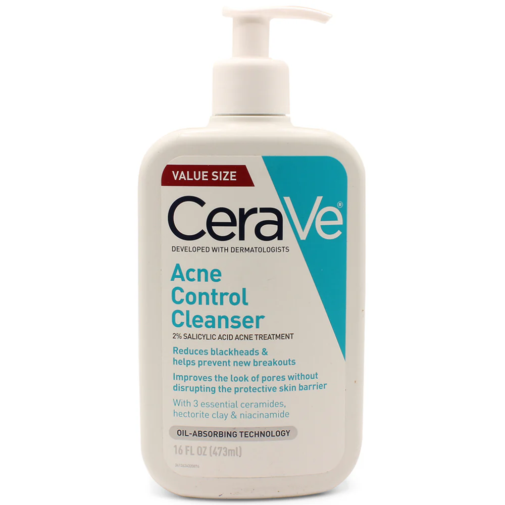CeraVe 473mL Salicylic Acid Acne Control Facial Cleanser