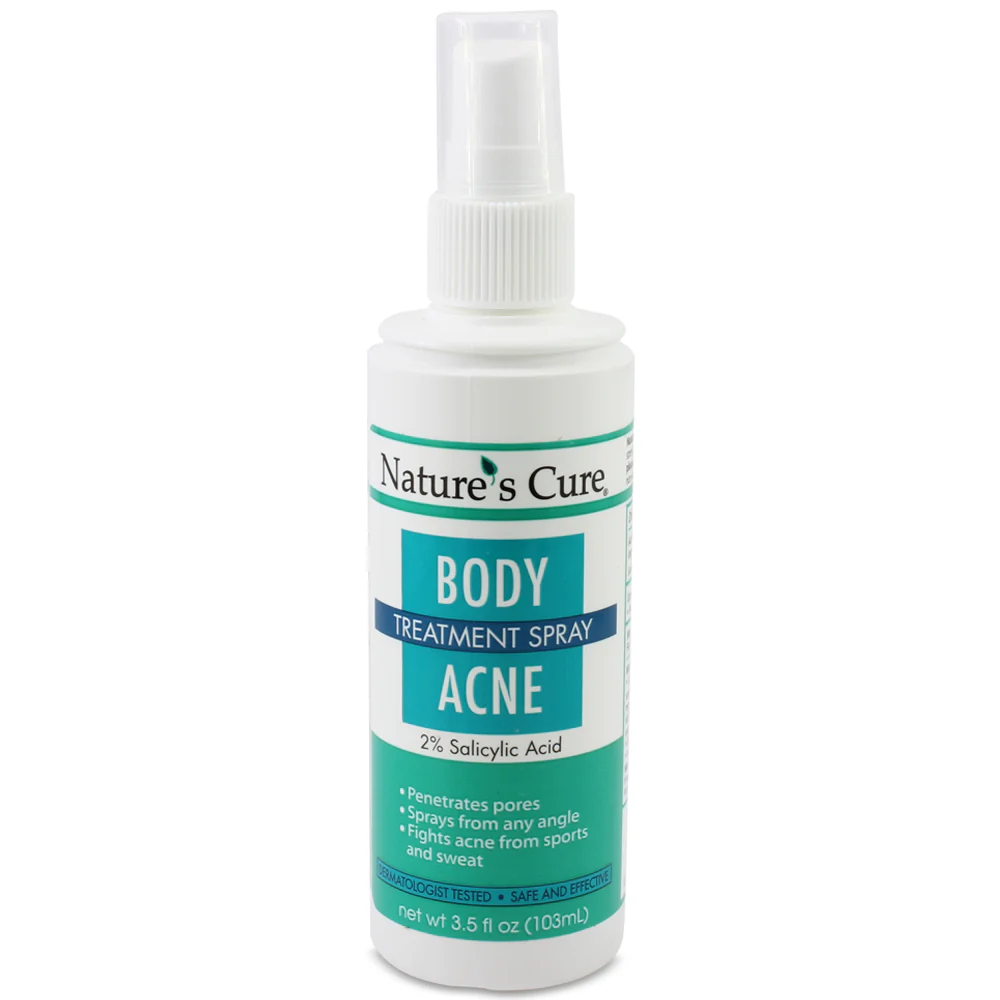 Nature's Cure 103mL Body Acne Treatment Spray
