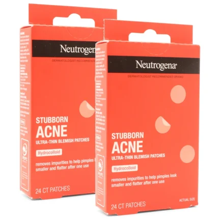 Neutrogena 48 x Stubborn Acne Ultra-Thin Blemish Patches (2 x 24-Pack)