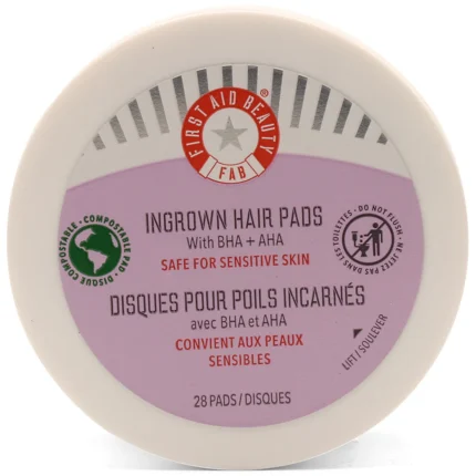 First Aid Beauty 28 x Ingrown Hair Pads with BHA + AHA
