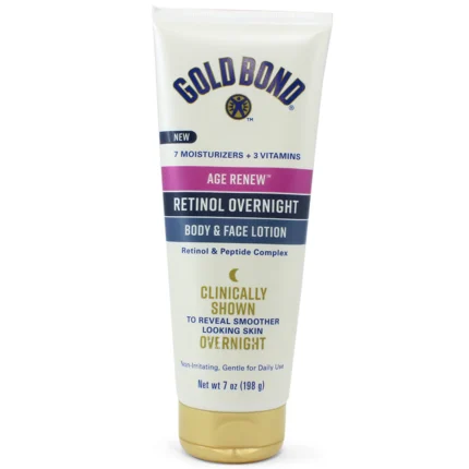 Gold Bond 198g Age Renew Retinol Overnight Body and Face Lotion