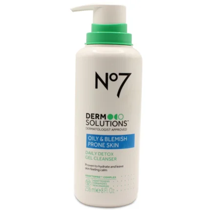 Boots No 7 236mL Derm Solutions Daily Detox Gel Cleanser