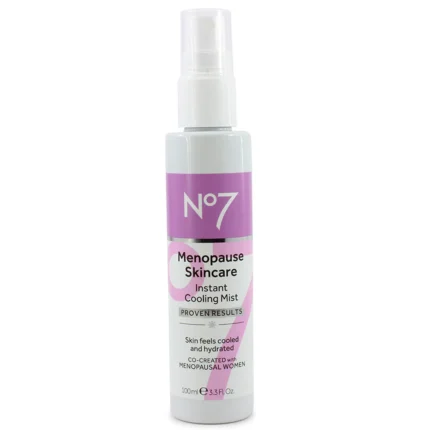Boots No. 7 100mL Menopause Skincare Instant Cooling Mist